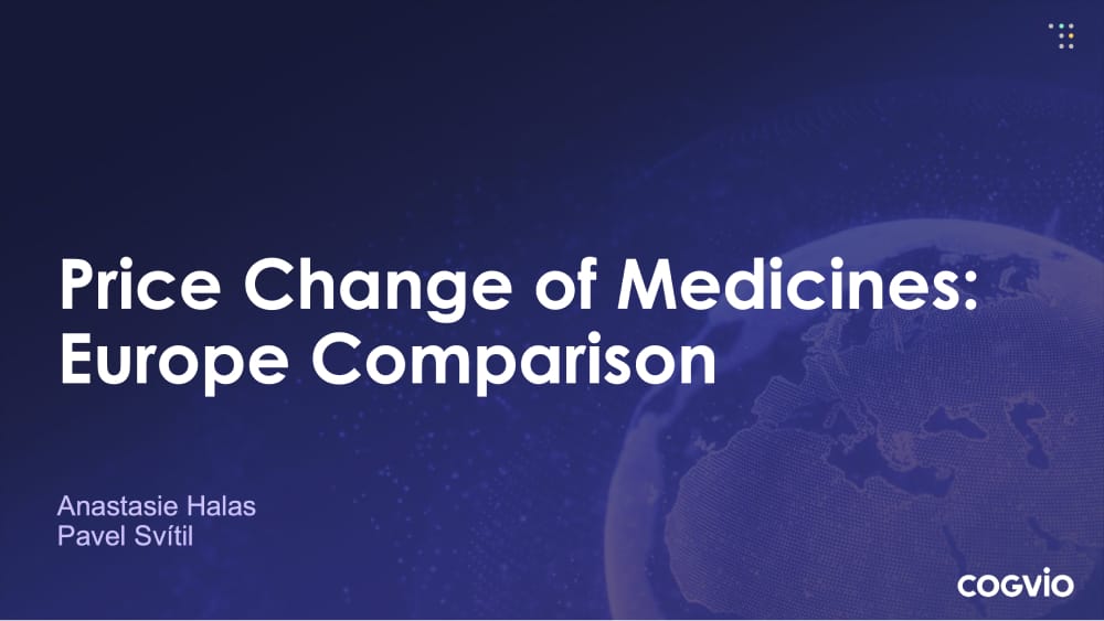 Price Change of Medicines: Europe Comparison